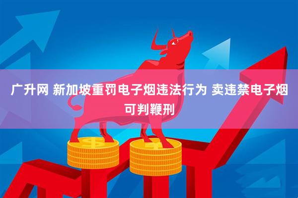 广升网 新加坡重罚电子烟违法行为 卖违禁电子烟可判鞭刑
