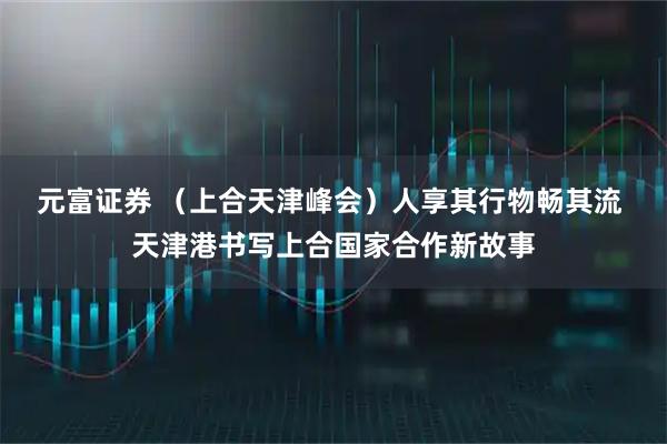 元富证券 （上合天津峰会）人享其行物畅其流 天津港书写上合国家合作新故事