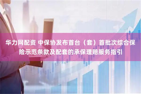 华力网配资 中保协发布首台（套）首批次综合保险示范条款及配套的承保理赔服务指引